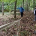 Maximilian auf der Slackline