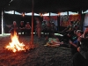 f Lagerfeuer in der Jurte